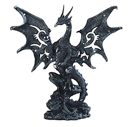 Black Dragon Statue, 6 Inch
