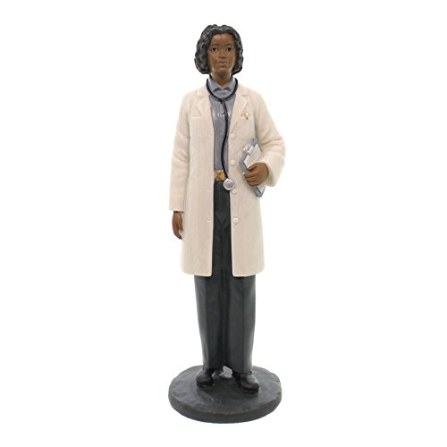 Black Female Doctor Figurine