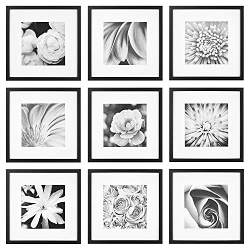 Black Square Photo Frame Gallery Wall Kit
