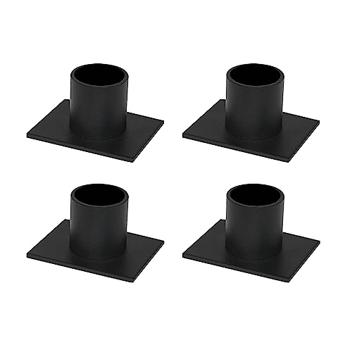 Black Taper Iron Candle Holders