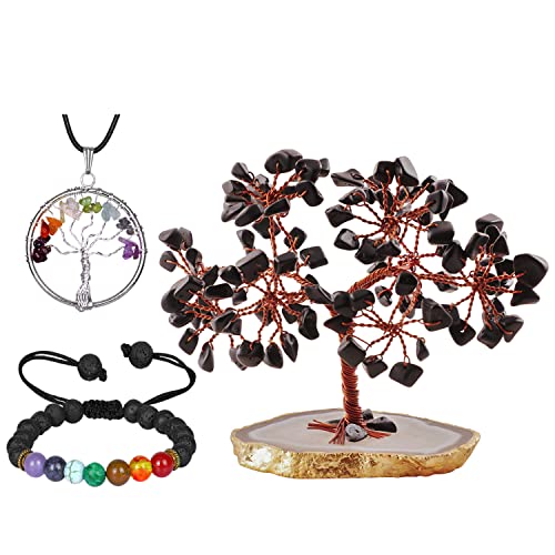 Black Tourmaline Crystal Money Tree