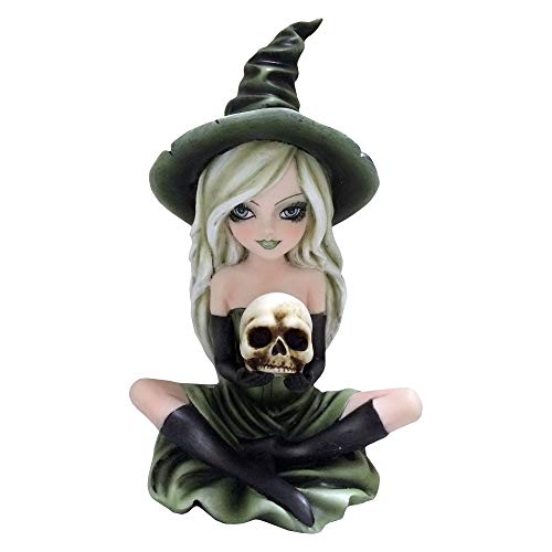 Black Zelda Figurine - Elegant Witch Ornament