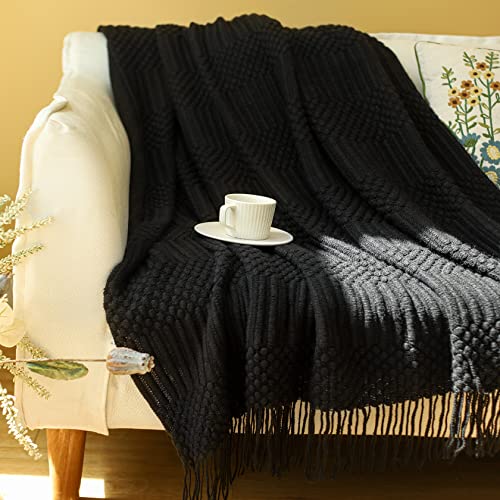 Blagic Knitted Throw Blanket