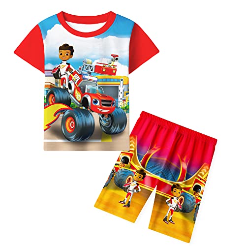 Blaze Car T-Shirt Suit for Kids