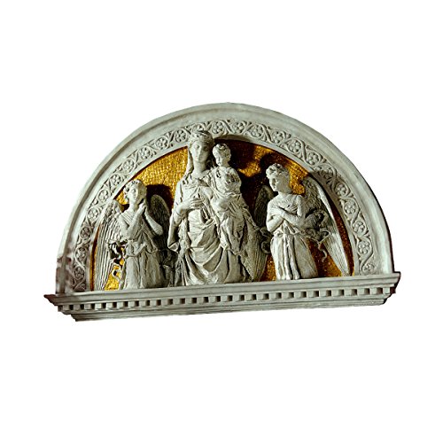 Blessed Union Renaissance Arch Sculptural Lunetta - An Exquisite Masterpiece