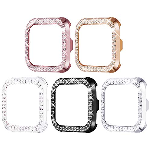 Bling Crystal Diamond Frame Protective Case for Fitbit Versa Smart Watch