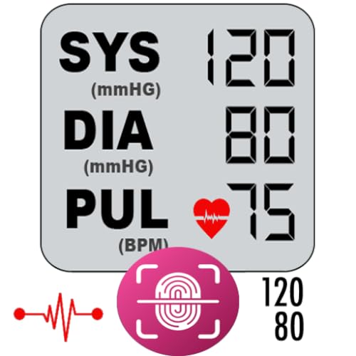 Blood Pressure Heart rate Monitor Diary