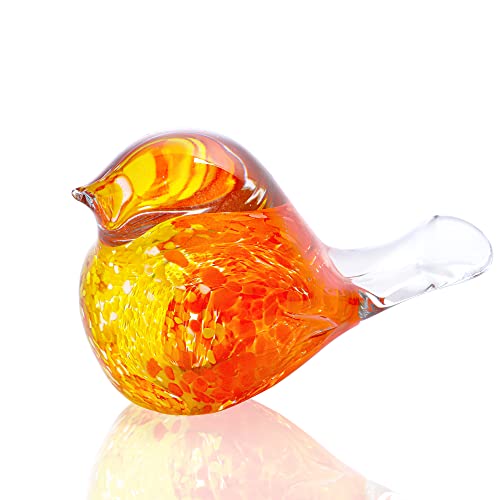 Blown Glass Bird Figurine Collectibles