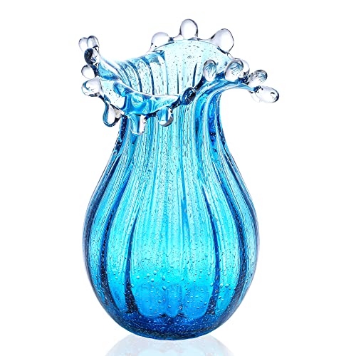 Blown Glass Bubble Vase Collection