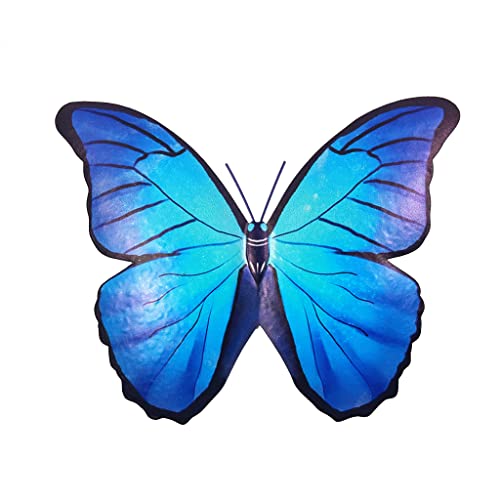 Blue Shiny Butterfly Wall Decoration Sculpture Hangings