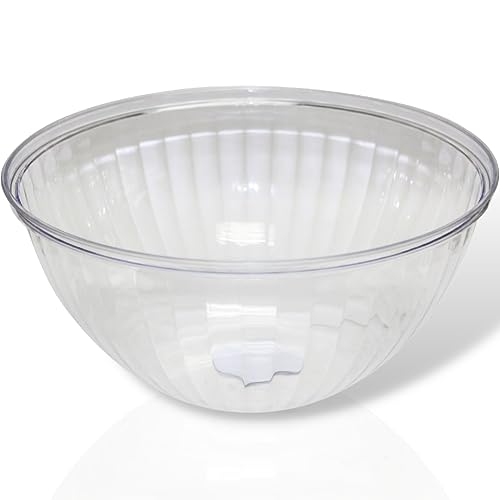 Blue Sky Disposable Clear Salad Bowls - 150oz | 1 Count - Perfect for Dining & Parties