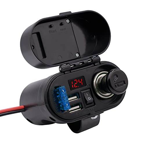 BlueFire Dual USB Charger Socket for Motorcycles
