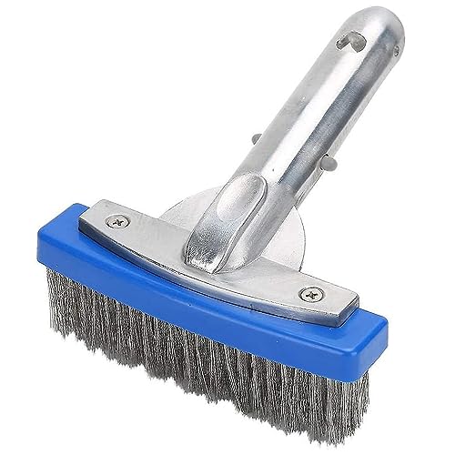 BlueStars Pool Brush with Stainless Steel Bristle Wire