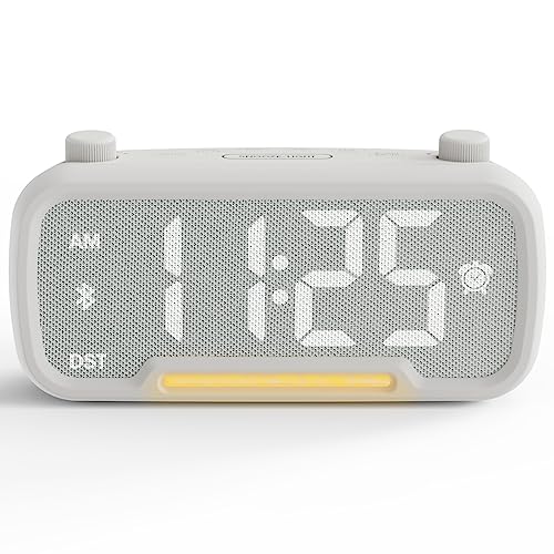 Bluetooth Alarm Clock with FM Radio and Night Light