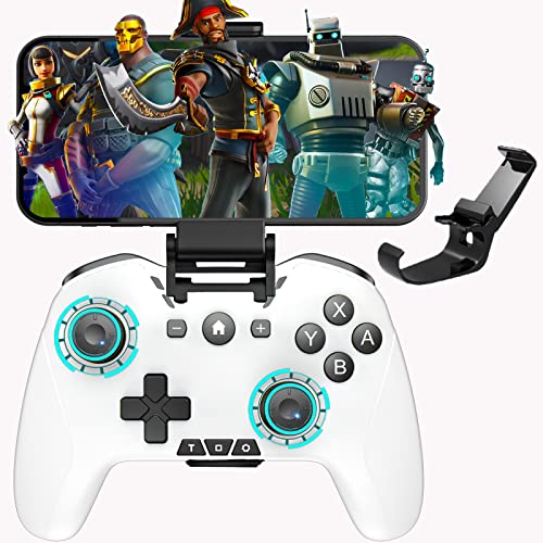 Bluetooth Controller for iPhone/Switch/Android with Clip