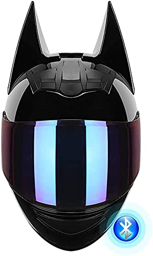 Bluetooth Helmet for Motorcycle - Bat Ear Knight