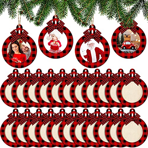 Blulu Christmas Picture Frame Ornament Set