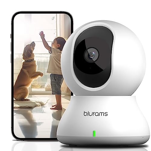 blurams Security Camera - 2K Indoor Camera with 360-Degree Coverage