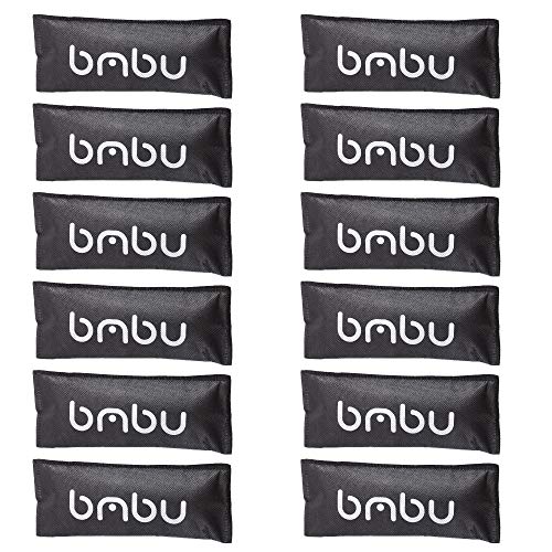 bmbu Charcoal Shoe Deodorizers - Activated Natural Bamboo Air Purifying Bag Insert for Sneakers
