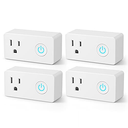 BN-LINK WiFi Smart Plug Outlet, No Hub Required, 2.4 Ghz Network Only (4 Pack)