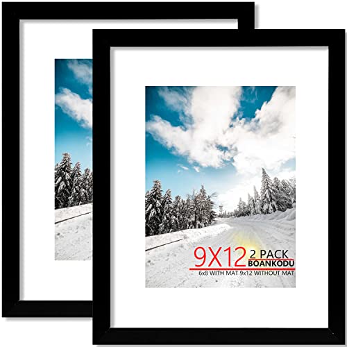 BOANKODU 9x12 Picture Frame Set of 2