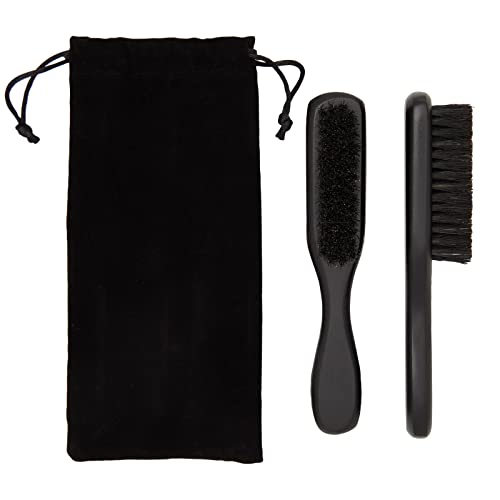 Boar Bristle Beard Brush with Bag (2 Pack)