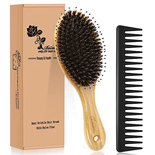 Boar Bristle Hairbrush for Hair