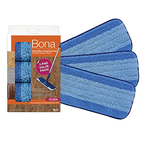 Bona Mop Microfiber Cleaning Pad - 3-Pack