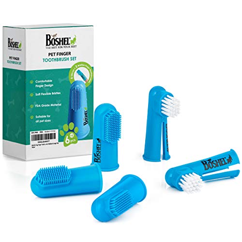 BOSHEL Dog Finger Toothbrush Kit