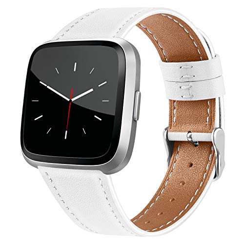 BOTNUW Leather Bands for Fitbit Versa 2