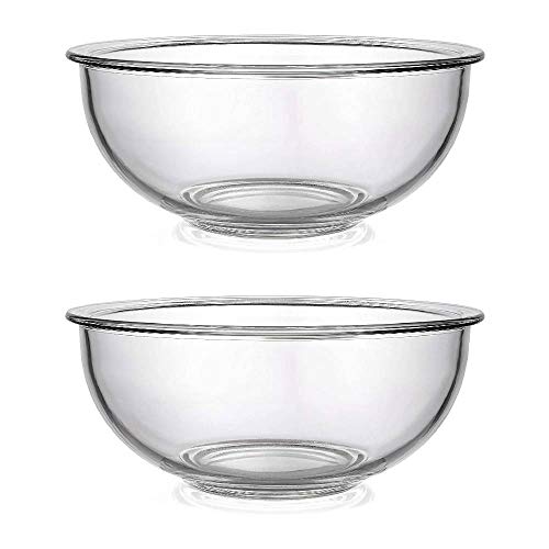 Bovado Glass Bowl Set (2 Pack) - Multi-purpose Kitchen Utensil