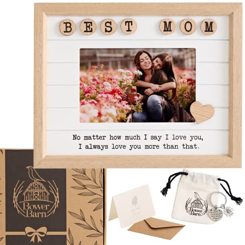 Bower Barn Mom Gifts - Mom Picture Frame - 3-in-1 Birthday Gift for Mom