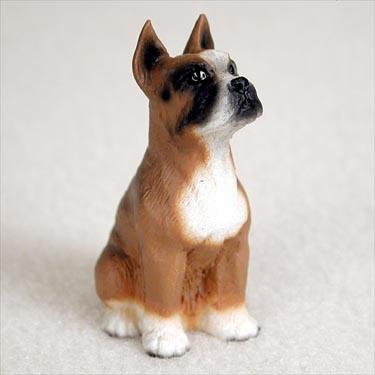 Boxer Miniature Dog Figurine