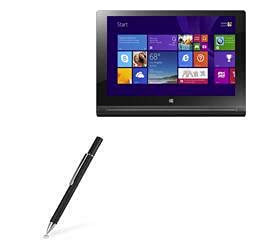 BoxWave Stylus Pen Compatible with Lenovo Yoga Tablet 2 10.1 - FineTouch Capacitive Stylus, Super Precise Stylus Pen for Lenovo Yoga Tablet 2 10.1 - Jet Black