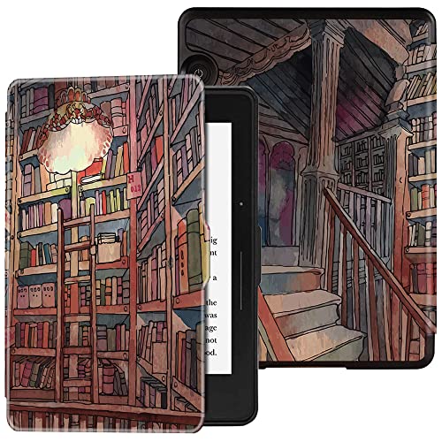 BOZHUORUI Lightweight PU Leather Cover for Kindle Voyage eReader