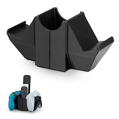 BRAINWAVZ Dual Game Controller & TV Remote Control Holder