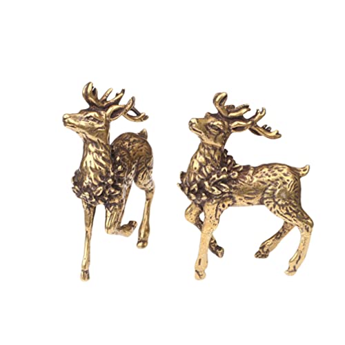 Brass Deer Statue for Home Decor