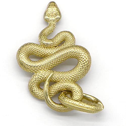 Brass Snake Statue Tea Pet