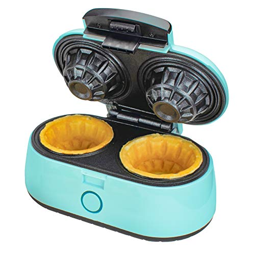 Dash Mini Waffle Bowl Maker for Breakfast Burrito Bowls 3 Ice Cream Bowl  Maker