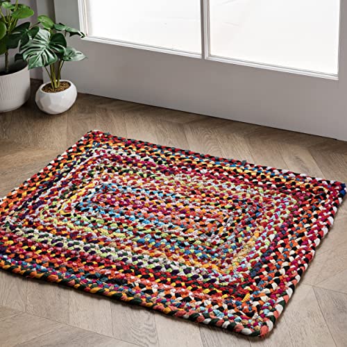 Bright and Colorful nuLOOM Hand Braided Accent Rug