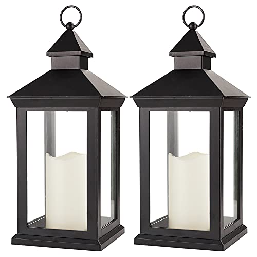 Bright Zeal Vintage Candle Lanterns with Timer Candles