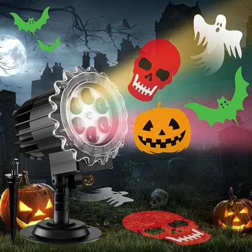 Brighter Halloween Decorations Projector Lights Outdoor 2023