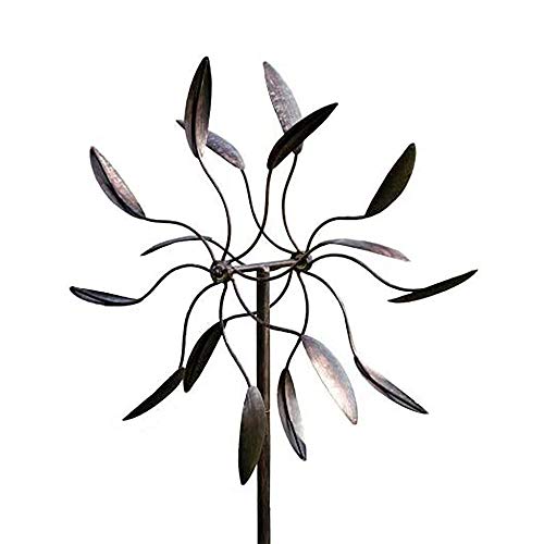 Bronze Wind Spinner | Outdoor Twirler for Yard and Garden