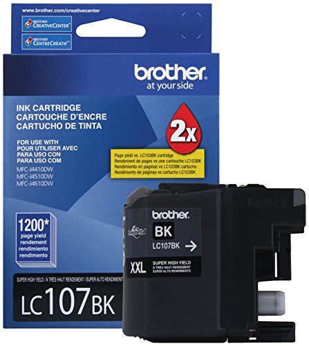 Brother Printer LC107BK Ink Cartridge