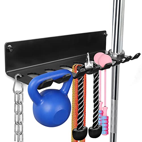 BRTGYM Gym Rack Organizer - Efficient Home Gym Accessory Hanger