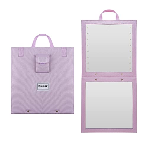 BRÜUN Backstage Hanging Mirror for Dance Bag with Dimmable LED Lights