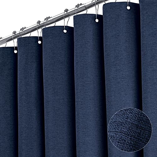 BTTN Navy Blue Shower Curtain