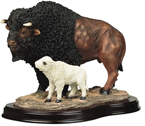 Buffalo Wildlife Figurine Sculpture Statue