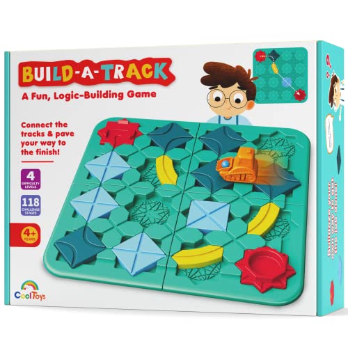 Build-A-Track Brain Teaser Puzzles for Kids Ages 4-8