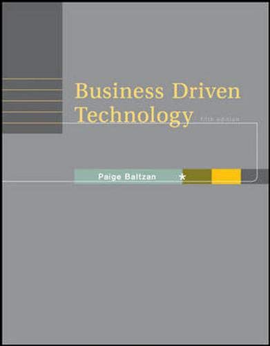 Business Driven Technology